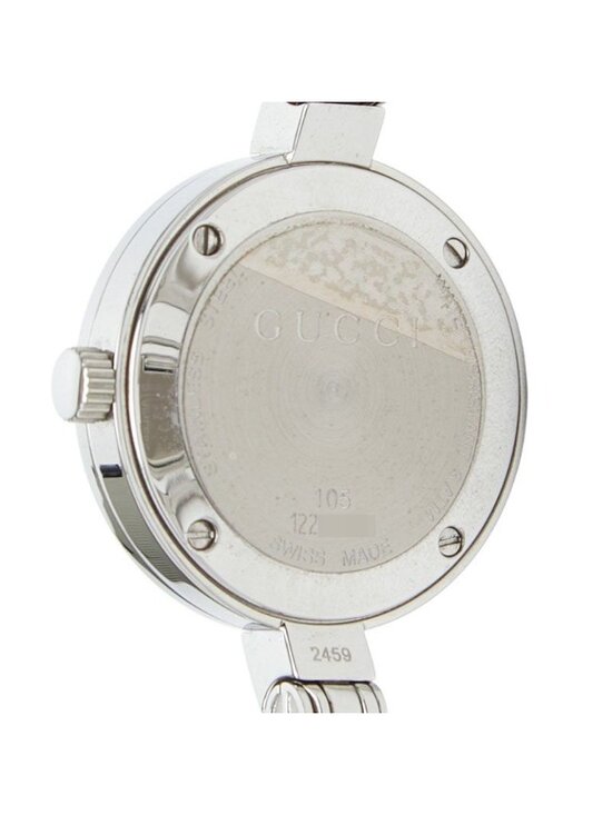 Gucci Garnet Bezel Watch Bangle 105 Stainless Steel main image 5